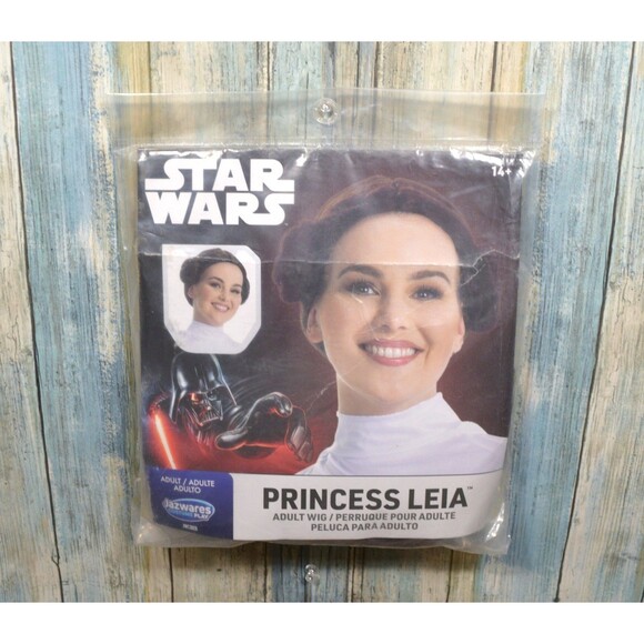 NEW Jazwares Princess Leia Wig Star Wars Adult Costume Accessory Sealed - Picture 1 of 7